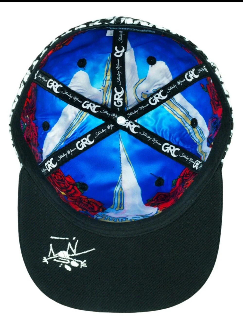 🌹 Stanley Mouse Easy Rider Houndstooth Snapback Hat🌹